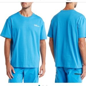 NWT FRAME Mini Text Print Cotton T-Shirt